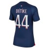 Original Fußballtrikot Paris Saint-Germain 2023-24 Ekitike 44 Heimtrikot Für Damen